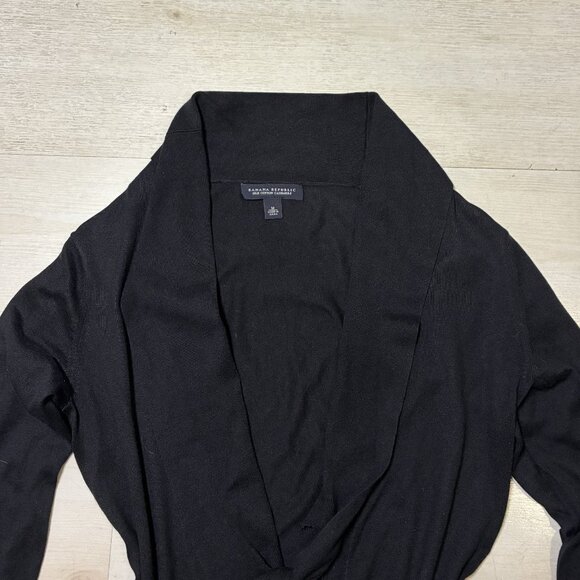 Banana Republic Silk Cotton Cashmere Women's Waist Tie Cardigan Sweater Size M - Picture 10 of 11